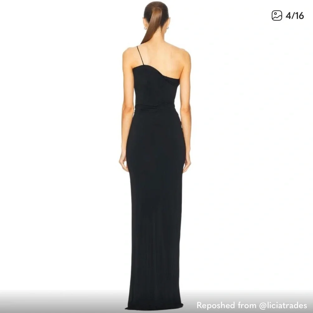 Christopher Esber Black Strapless Gown - Picture 2 of 4